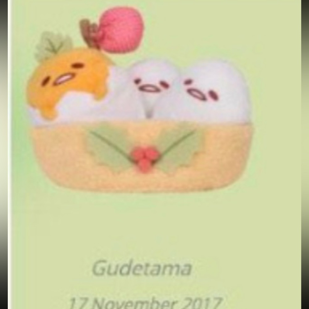 Rare Limited Edition Mystical Garden Sanrio Gudetama “Lazy Egg” Plush - Picture 2 of 7